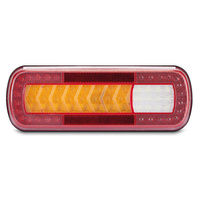 LED Combination Lamp 10-30V Stop/Tail/Ind/Rev/Fog/Ref 283x100x29mm Sequential Indicator
